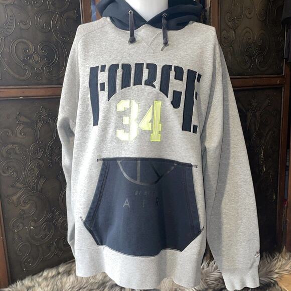 Nike Air‎ Force 1 XXL Men's Hooded Sweater HTF - Picture 1 of 5